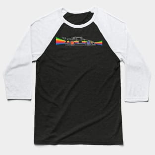 Rainbow racer Baseball T-Shirt